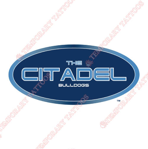 The Citadel Bulldogs Customize Temporary Tattoos Stickers NO.6565